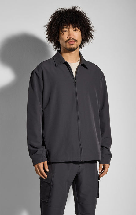 Chemise À Manches Longues Zippée Pour Homme