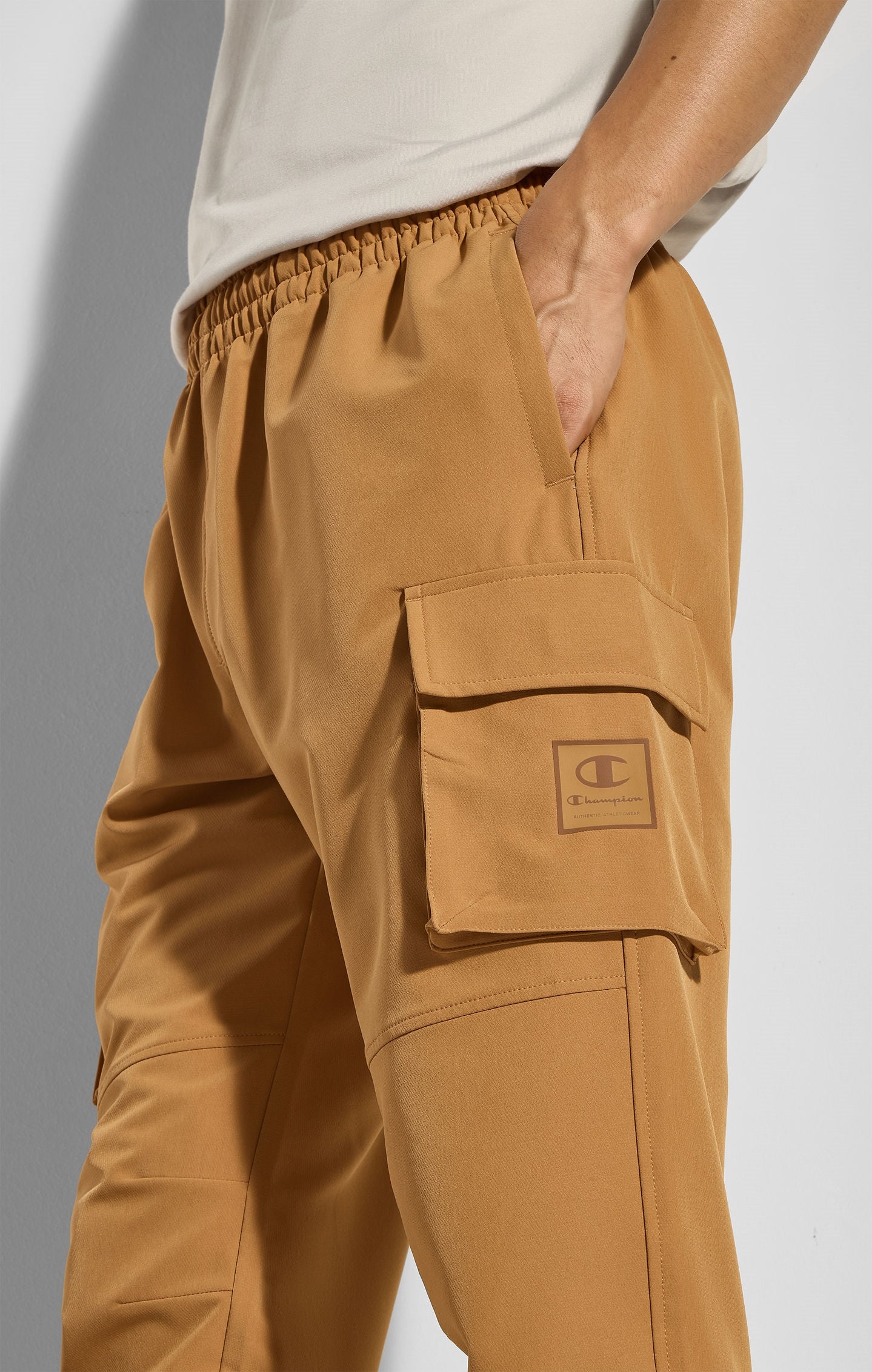 Pantaloni joggers cargo in tessuto