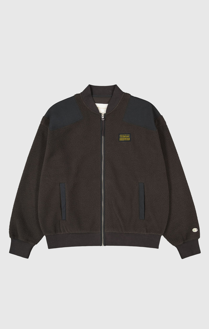 Giacca bomber in pile