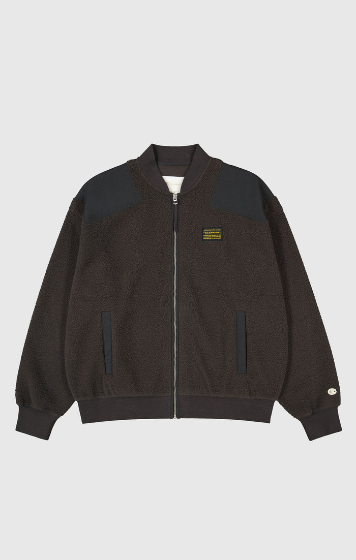 Giacca bomber in pile