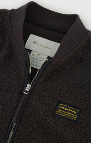 Giacca bomber in pile