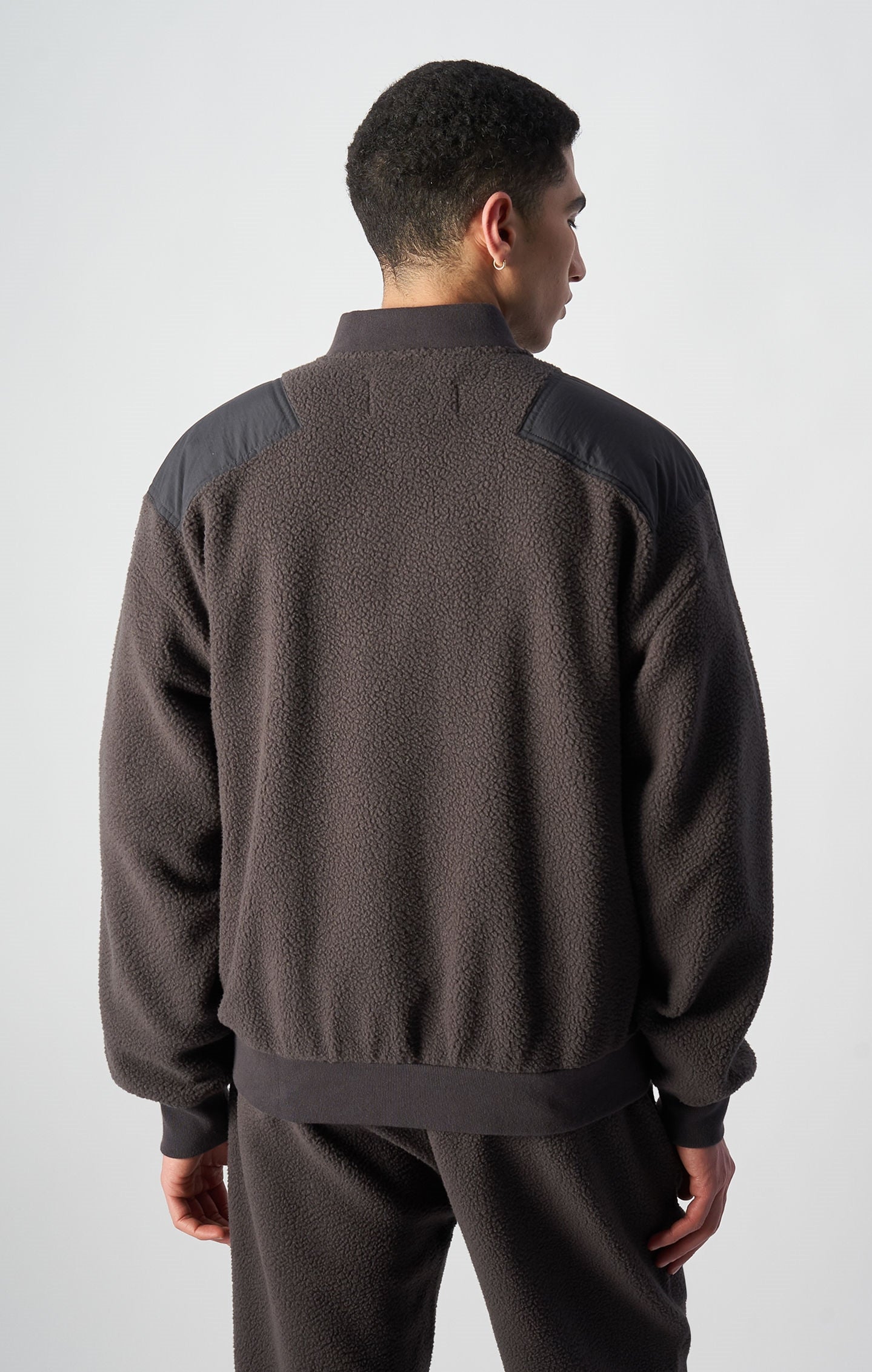 Giacca bomber in pile