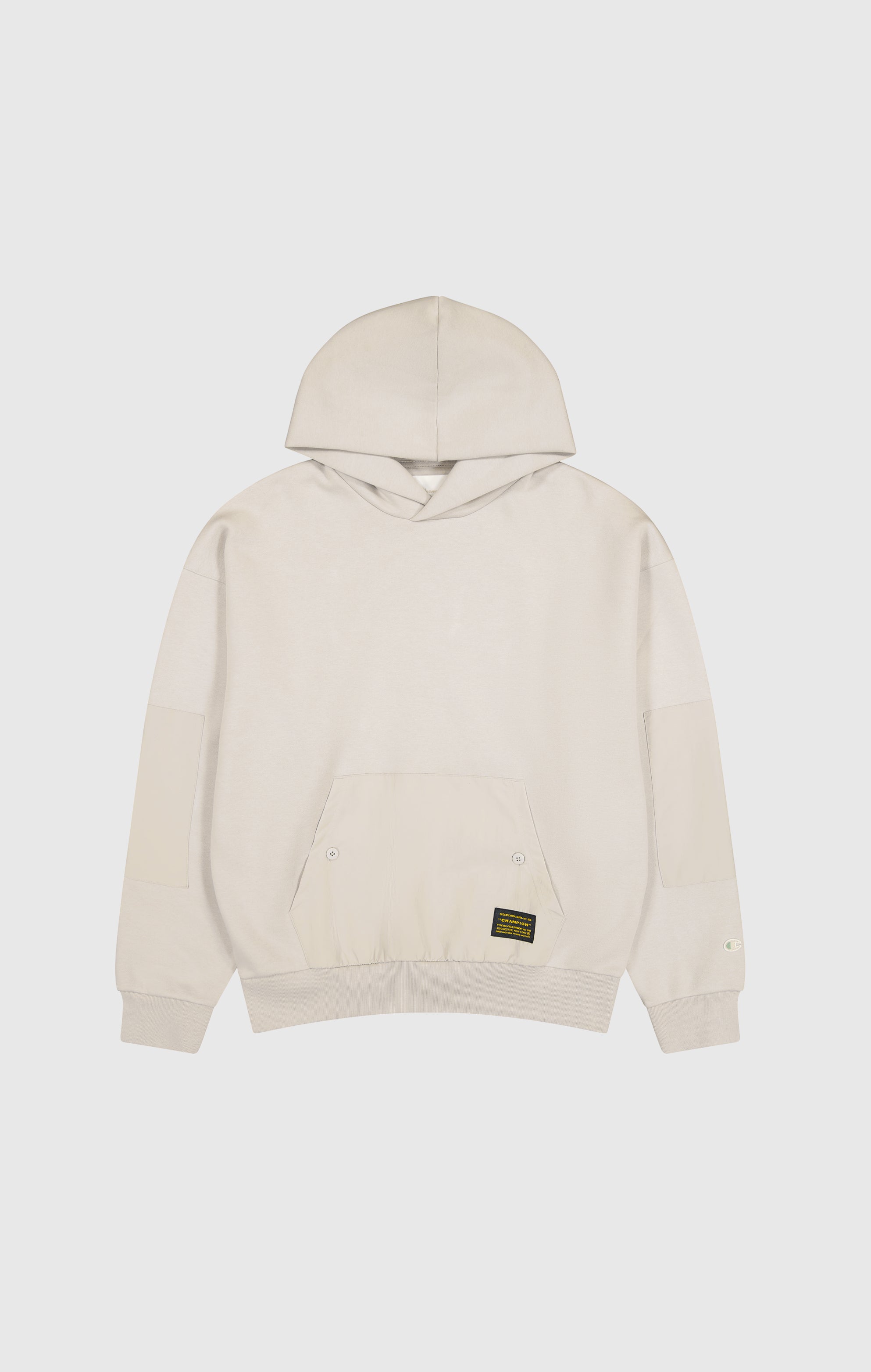 Hoodie aus schwerem recyceltem Fleece aus Kreislaufwirtschaft