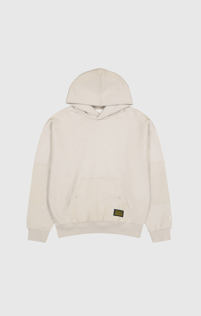 Hoodie aus schwerem recyceltem Fleece aus Kreislaufwirtschaft