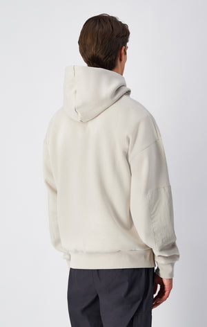 Hoodie aus schwerem recyceltem Fleece aus Kreislaufwirtschaft