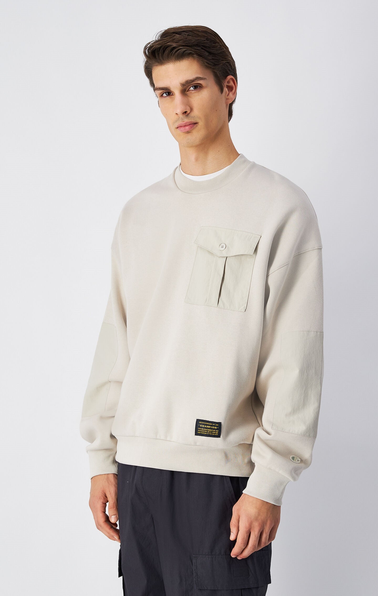 Felpa pesante in materiale riciclato