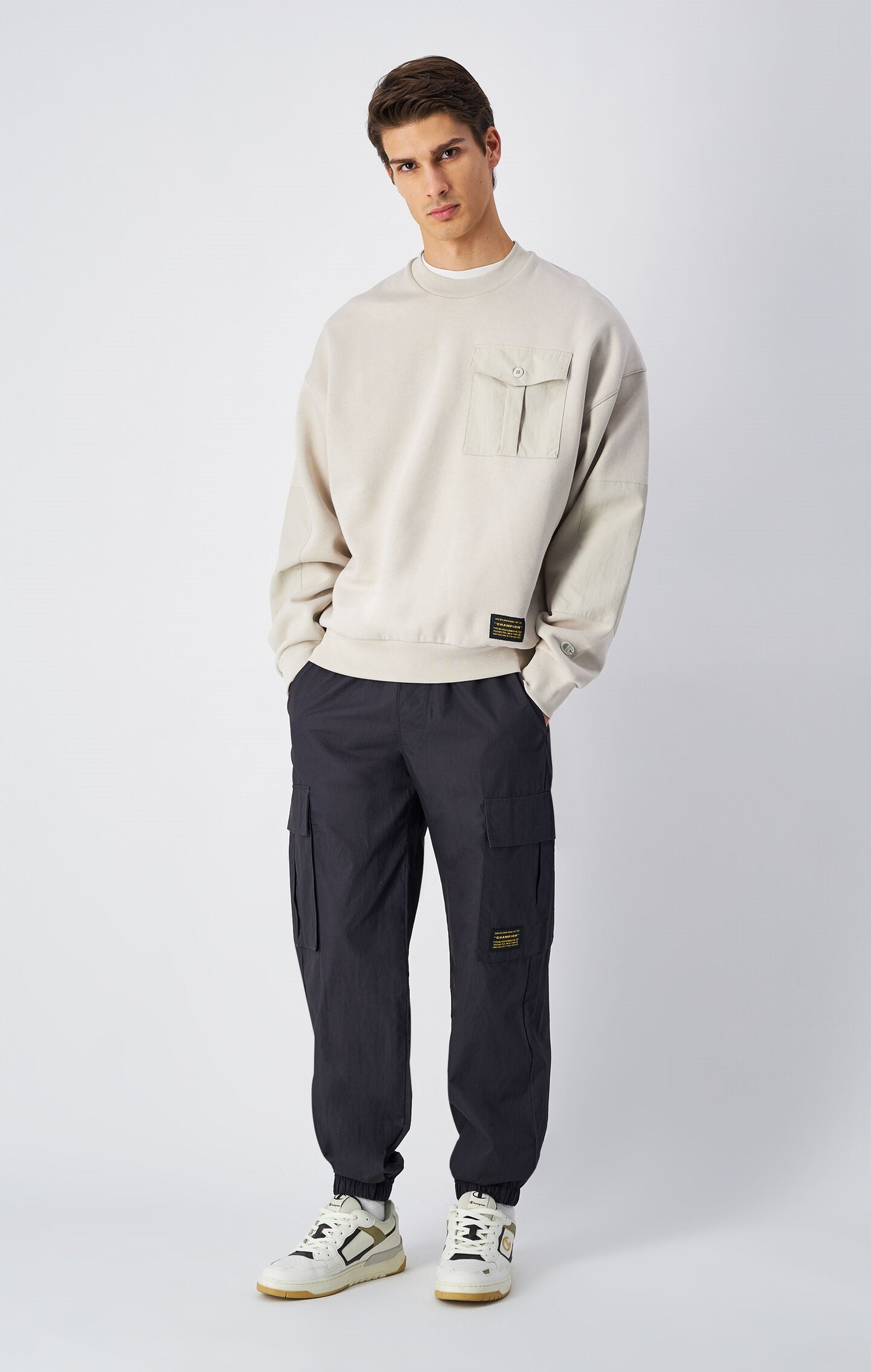 Felpa pesante in materiale riciclato