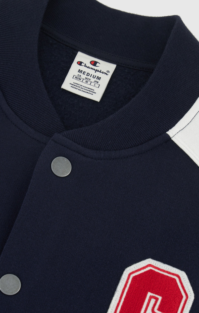 Sweatshirt bomber en molleton