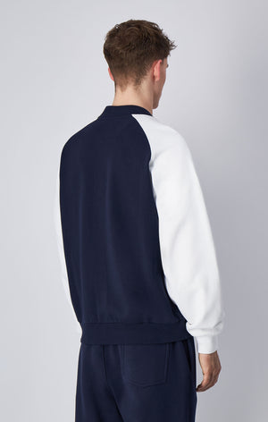 Sweatshirt bomber en molleton