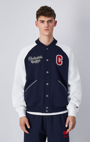 Sweatshirt bomber en molleton