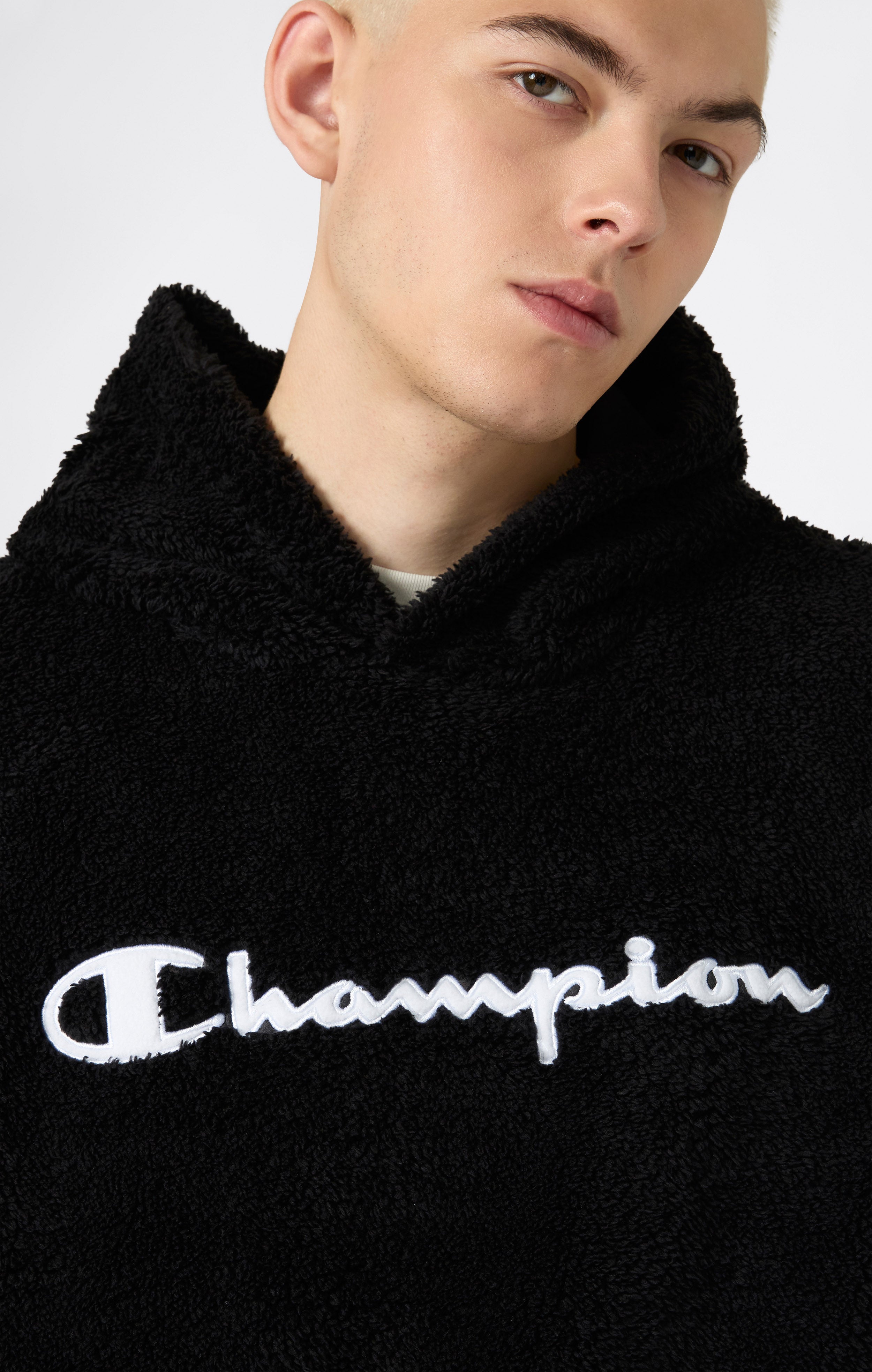 Haut Polar Teddy à Capuche Homme