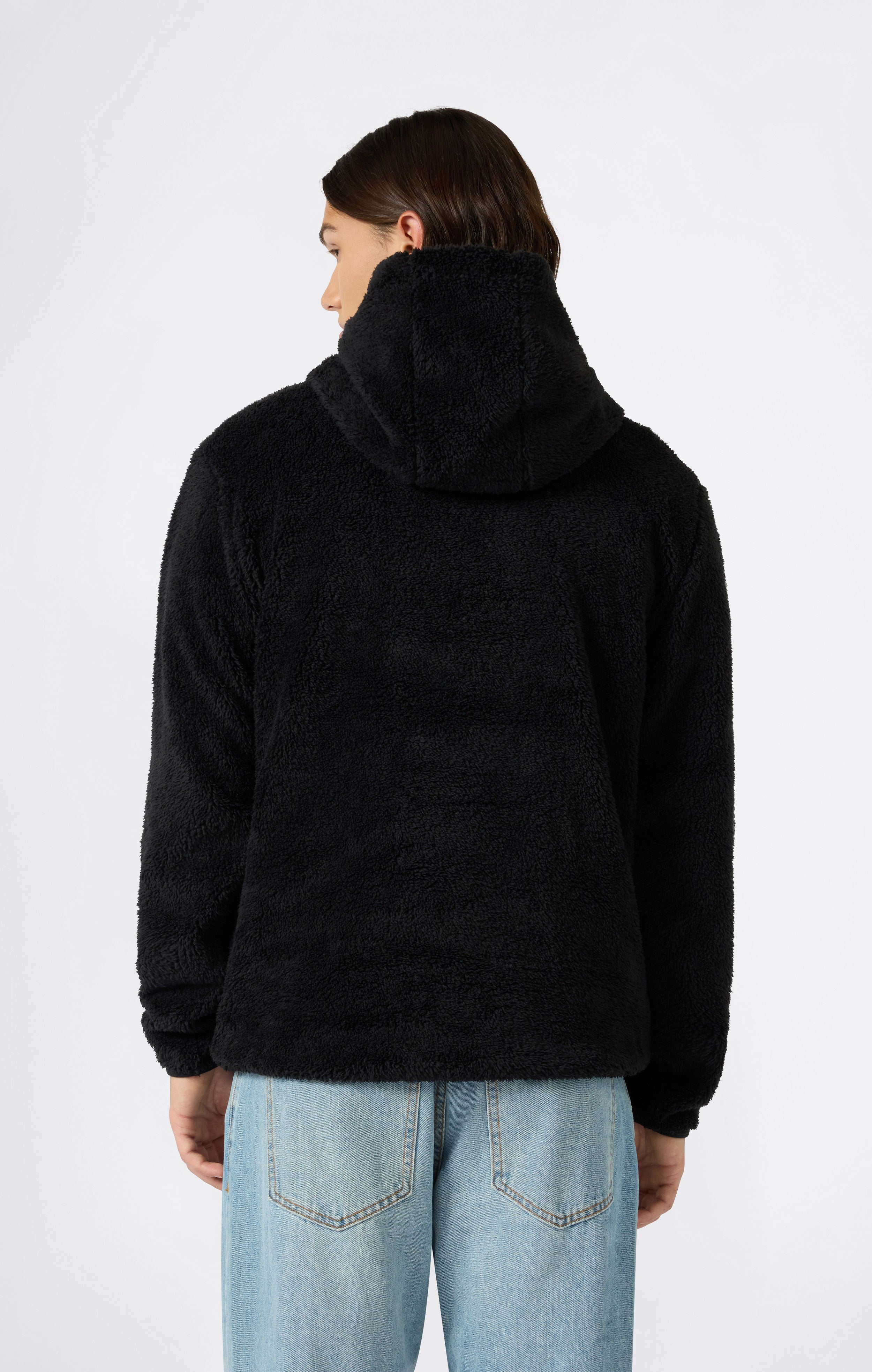 Top Polar Teddy con Cappuccio da Uomo