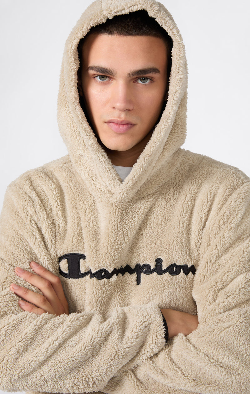 Herren Polar Teddy Kapuzen-Top