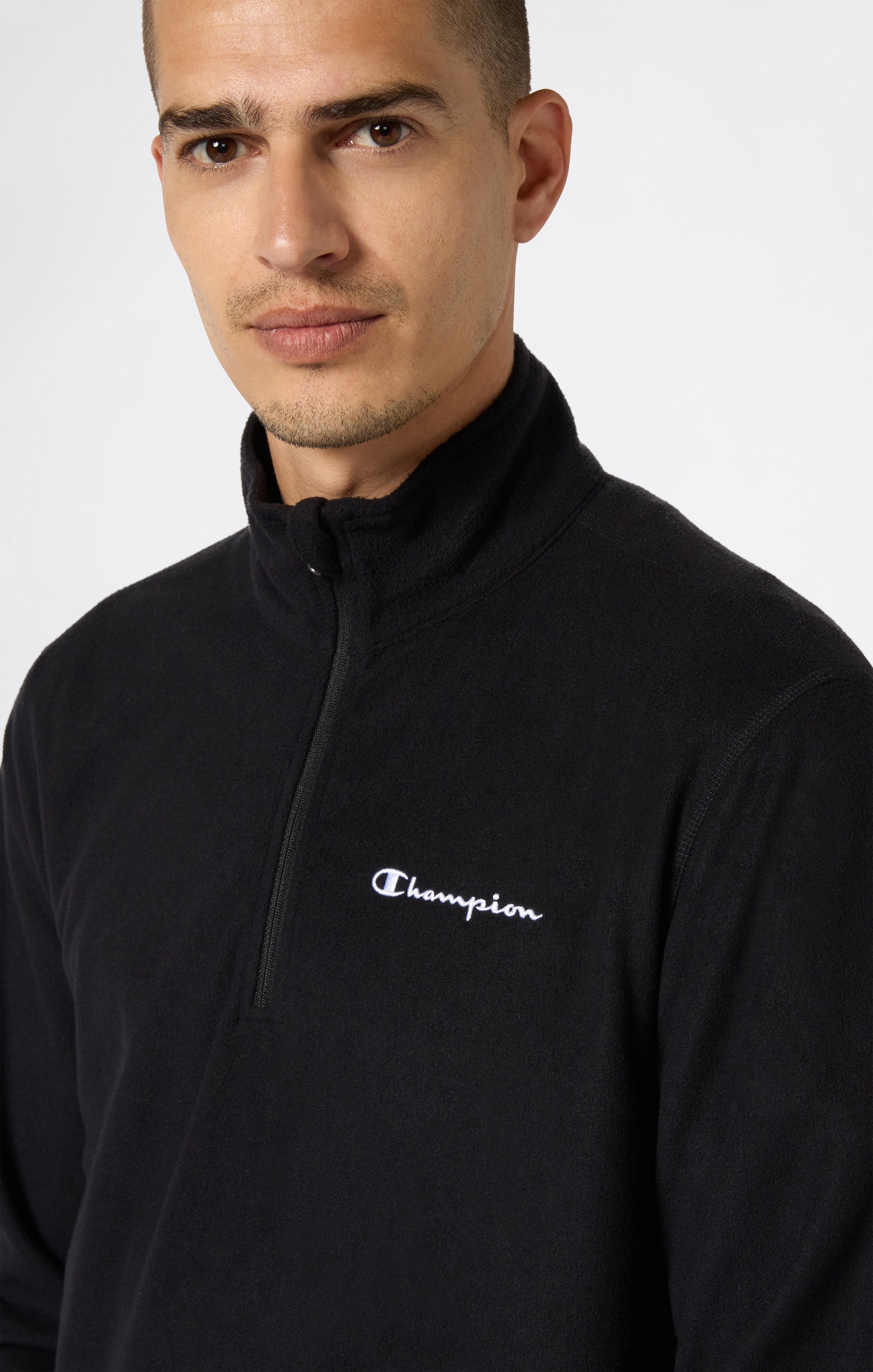 Top Micropile Quick Dry Mezza Zip da Uomo