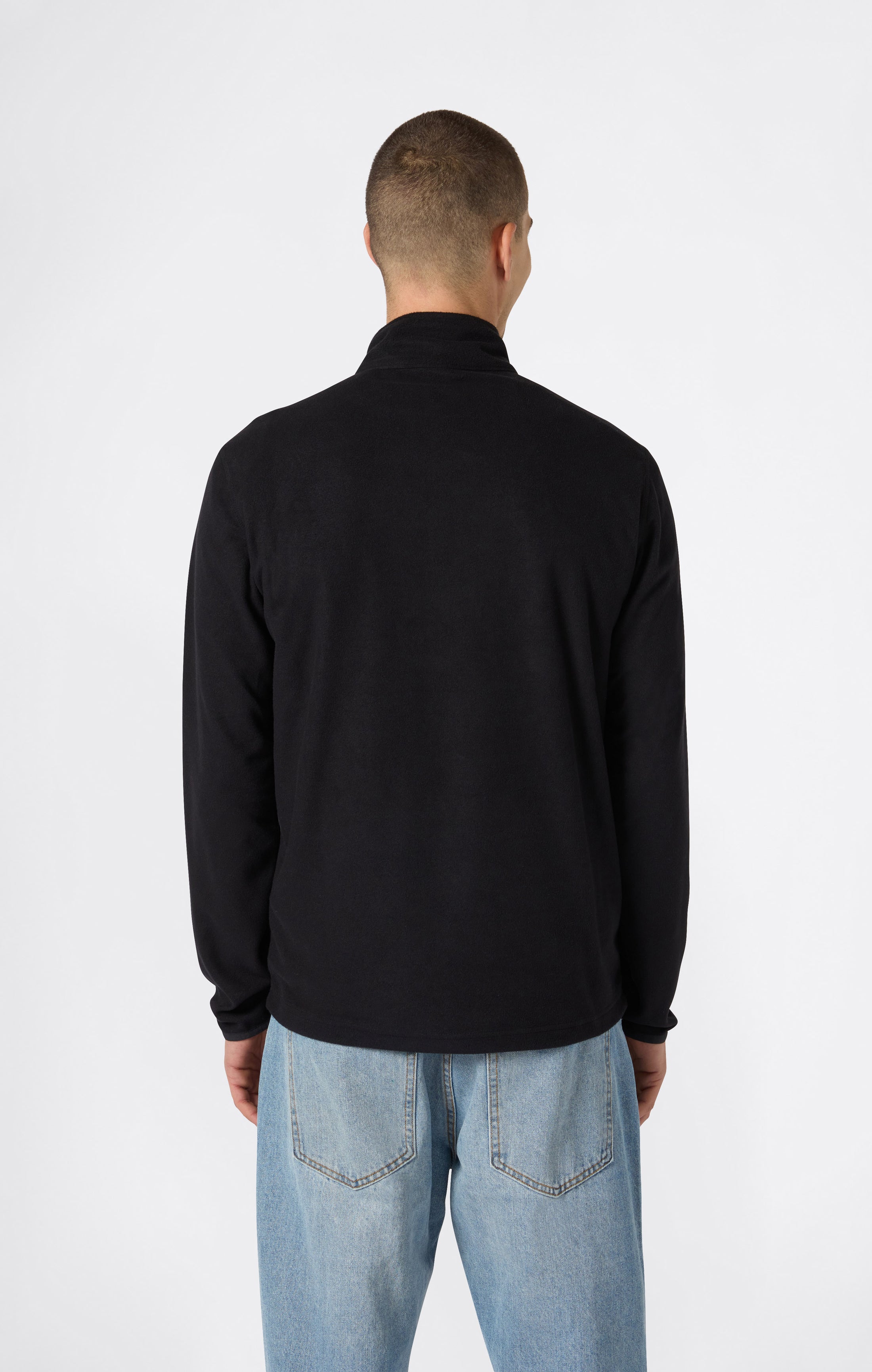Top Micropile Quick Dry Mezza Zip da Uomo