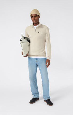 Top Micro Polar Quick Dry Mezza Zip da Uomo