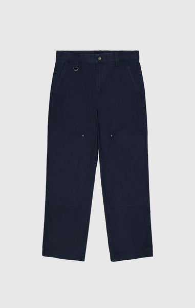 Pantalon droit délavé