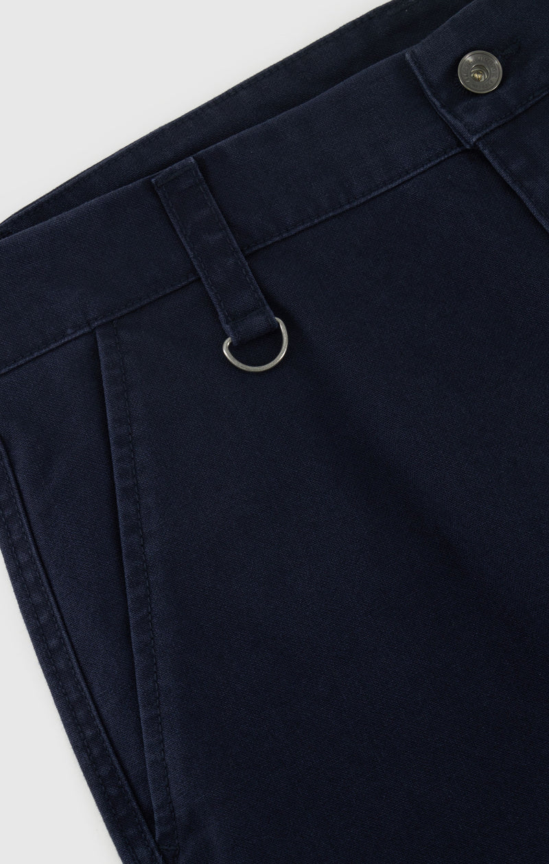 Washed Straight Leg Trousers
