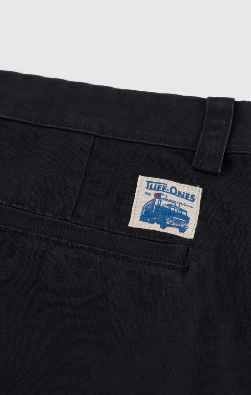Washed Straight Leg Trousers