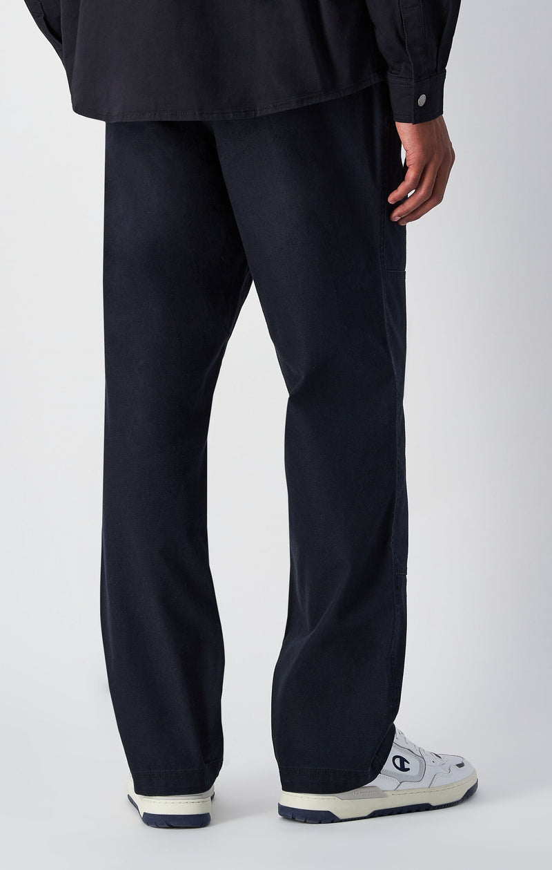 Washed Straight Leg Trousers