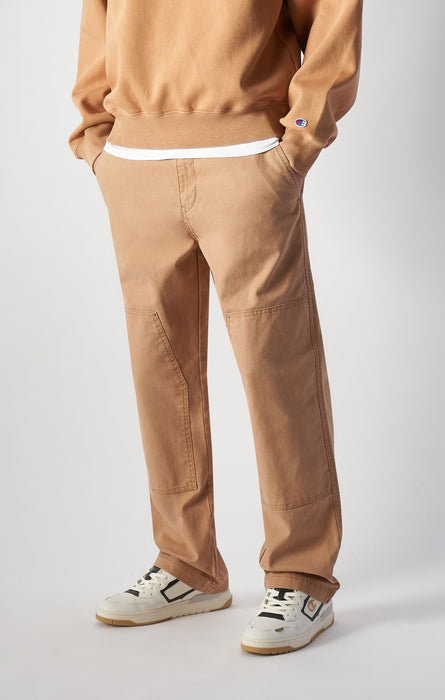 Washed Straight Leg Trousers