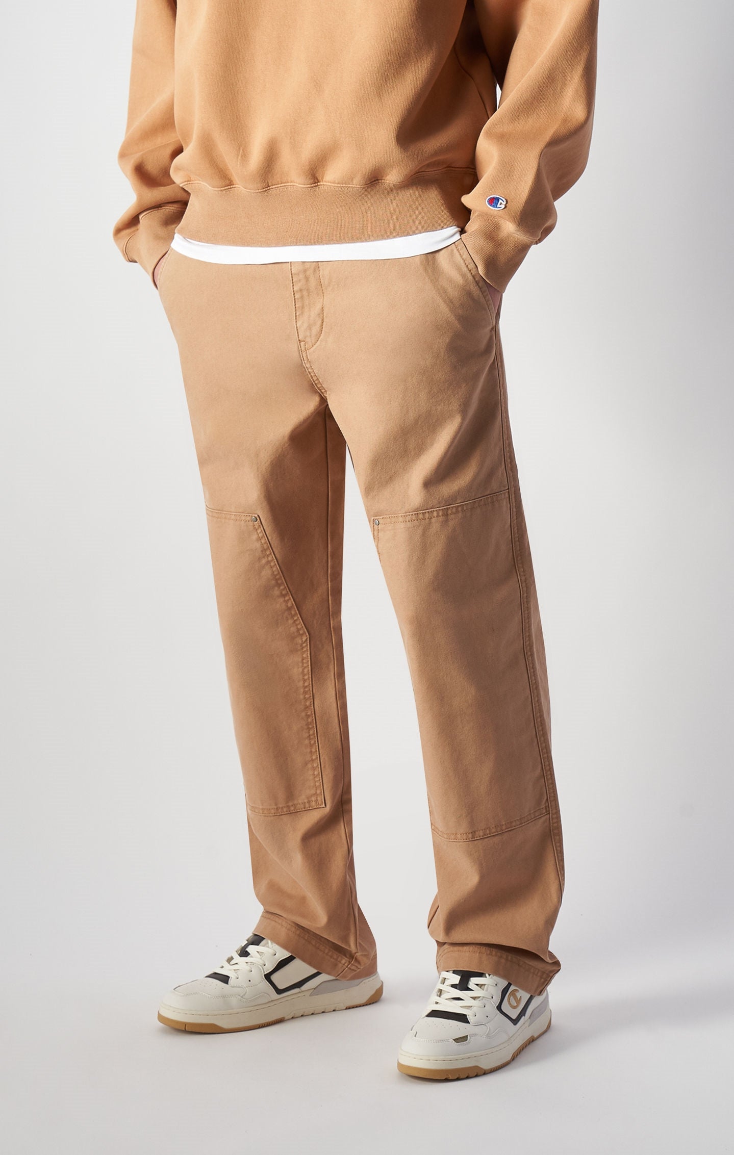 Pantaloni a gamba dritta lavaggio vintage