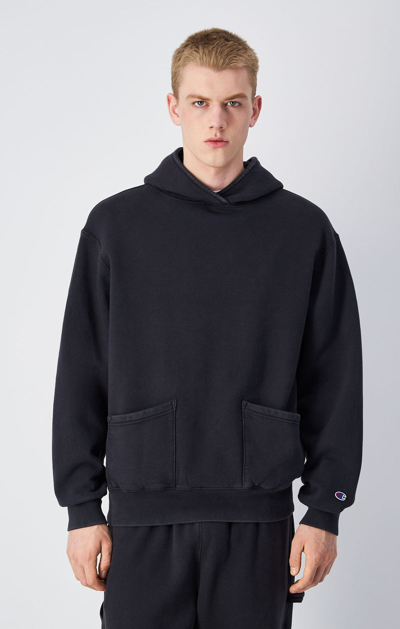 Champion Hoodie Sudadera Champions Negra Half Zip Sudadera