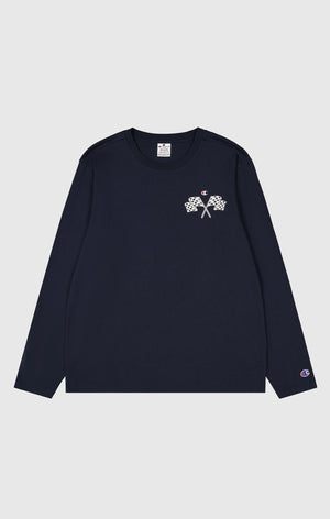 Maglia girocollo a manica lunga