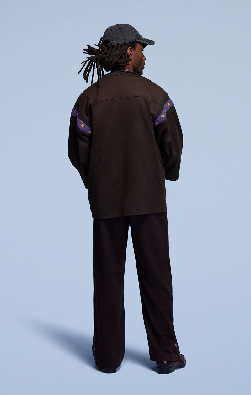 Pantaloni con orlo dritto