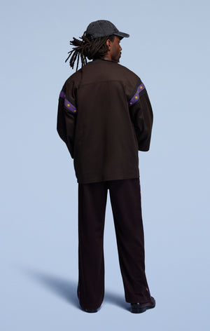 Pantaloni con orlo dritto