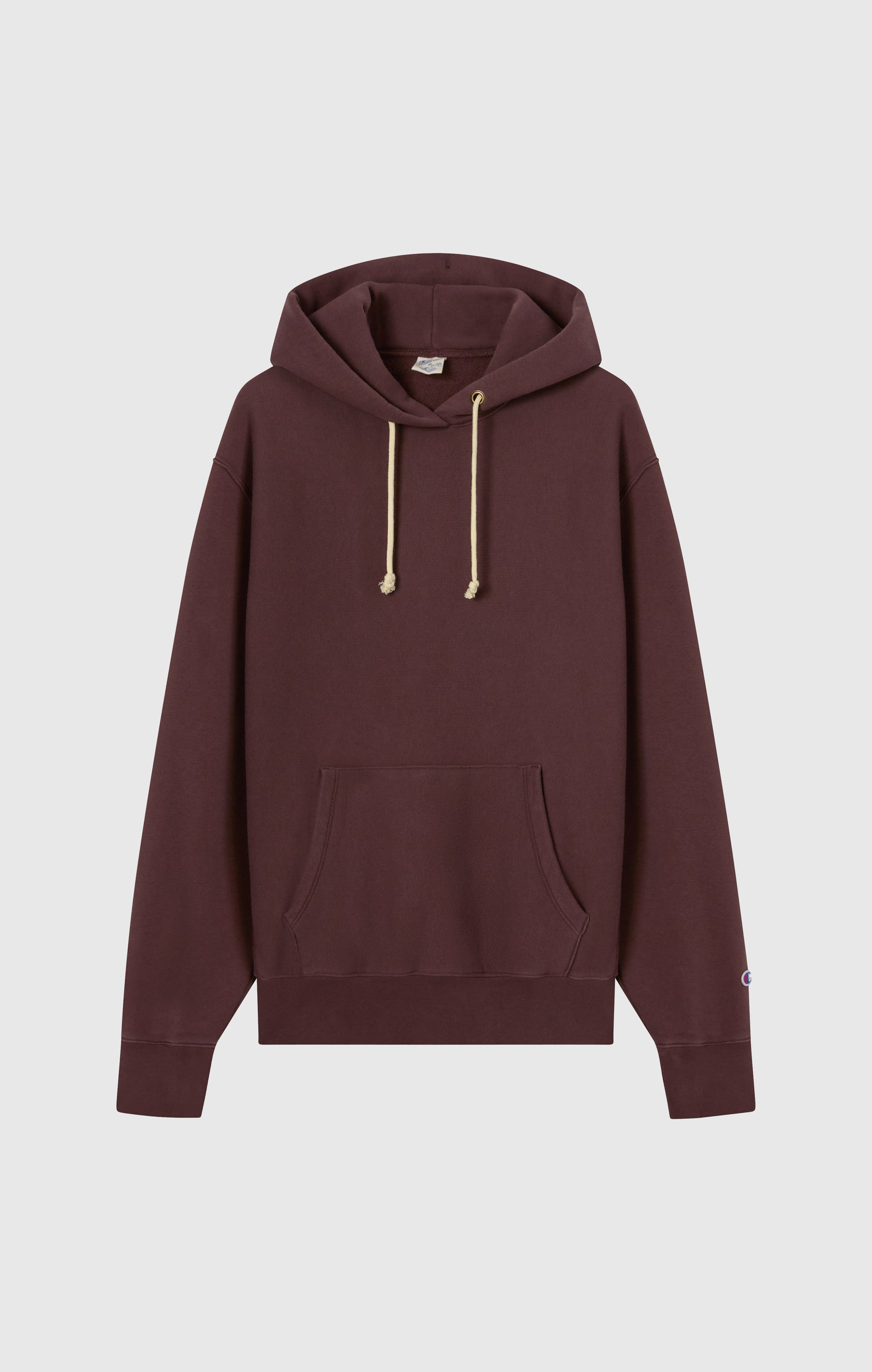 Men’s Heavyweight Hooded Fleece Sweatshirt Reverse Weave