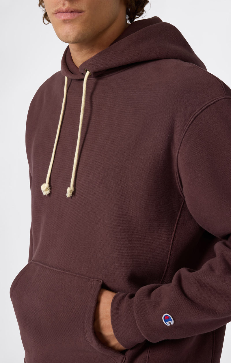 Men’s Heavyweight Hooded Fleece Sweatshirt Reverse Weave
