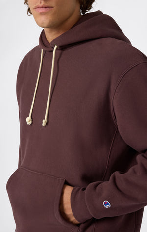 Men’s Heavyweight Hooded Fleece Sweatshirt Reverse Weave