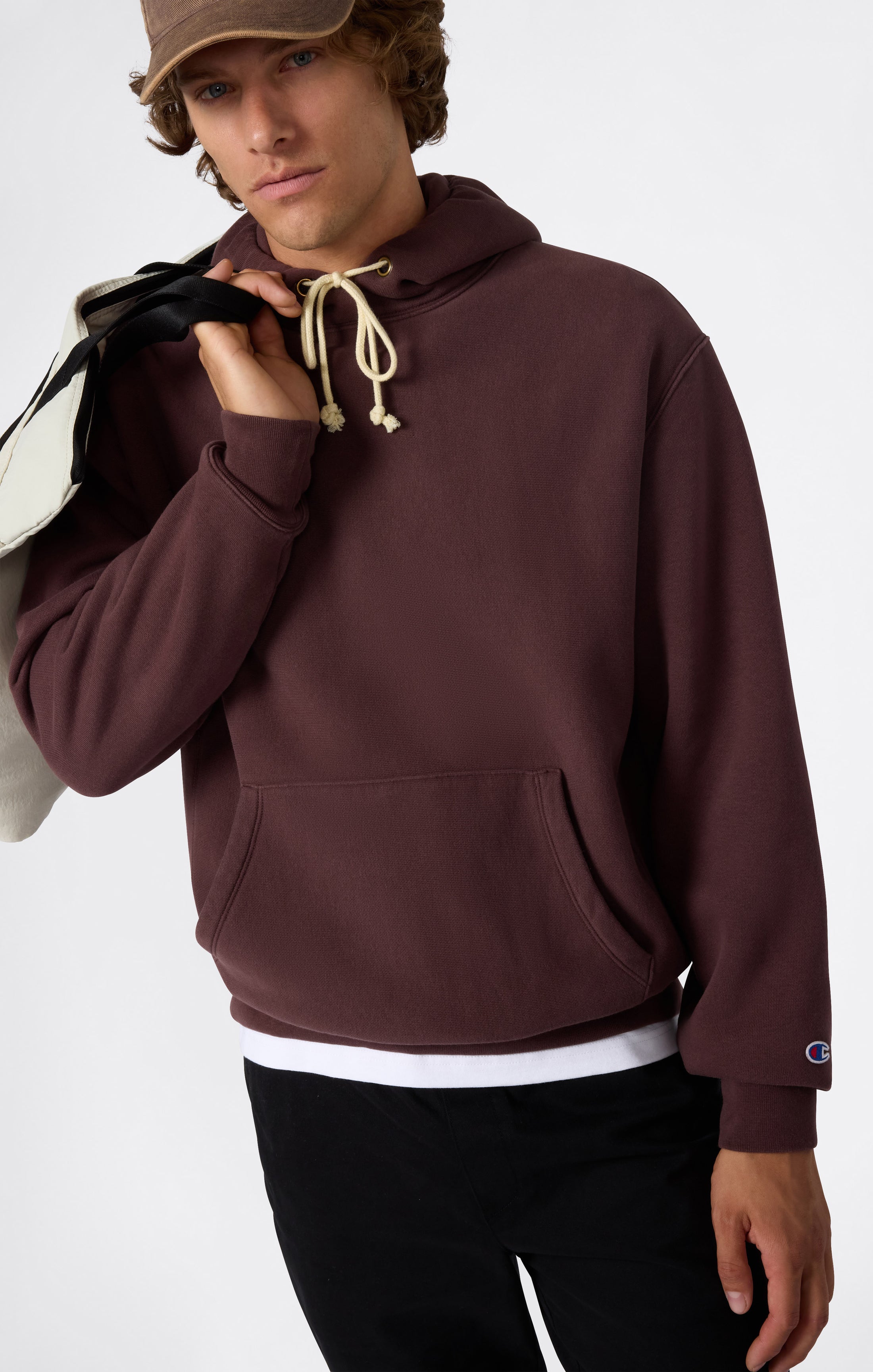 Reverse Weave Relaxed Hoodie