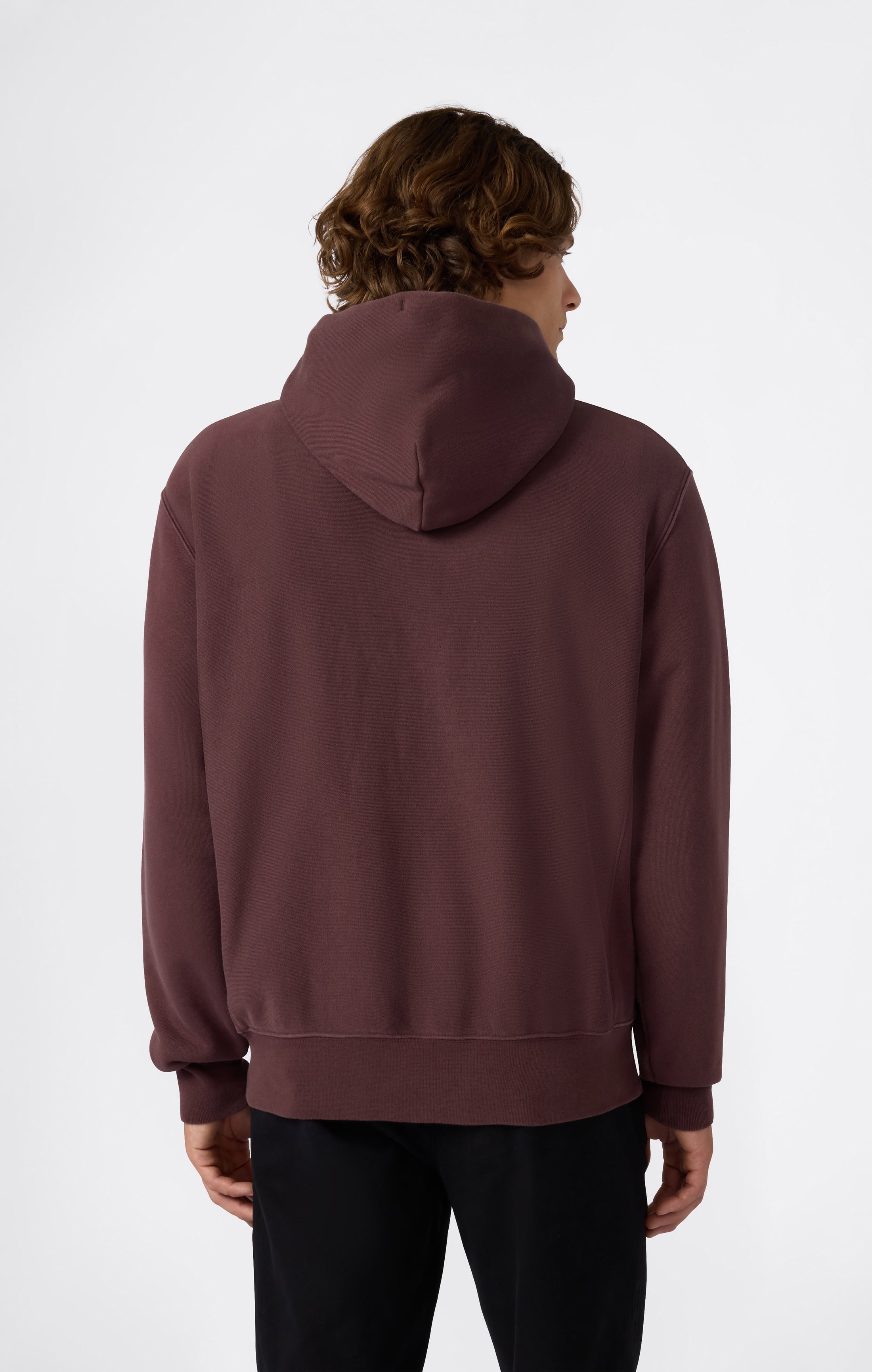 Reverse Weave Relaxed Hoodie