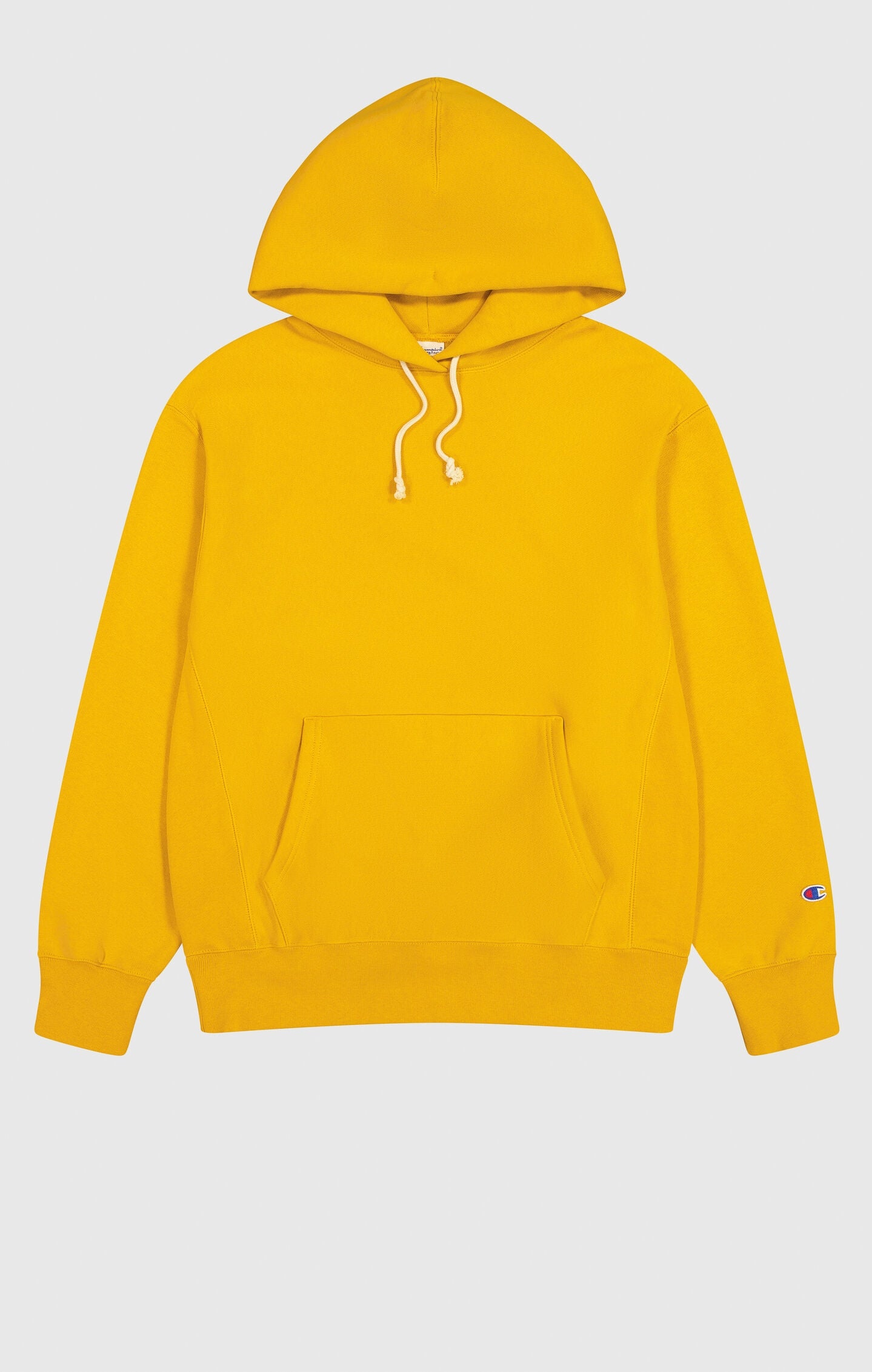 Champion reverse weave イエロー CHAMPION x UO GOLDEN YELLOW REVERSE WEAVE C LOGO HOODIE