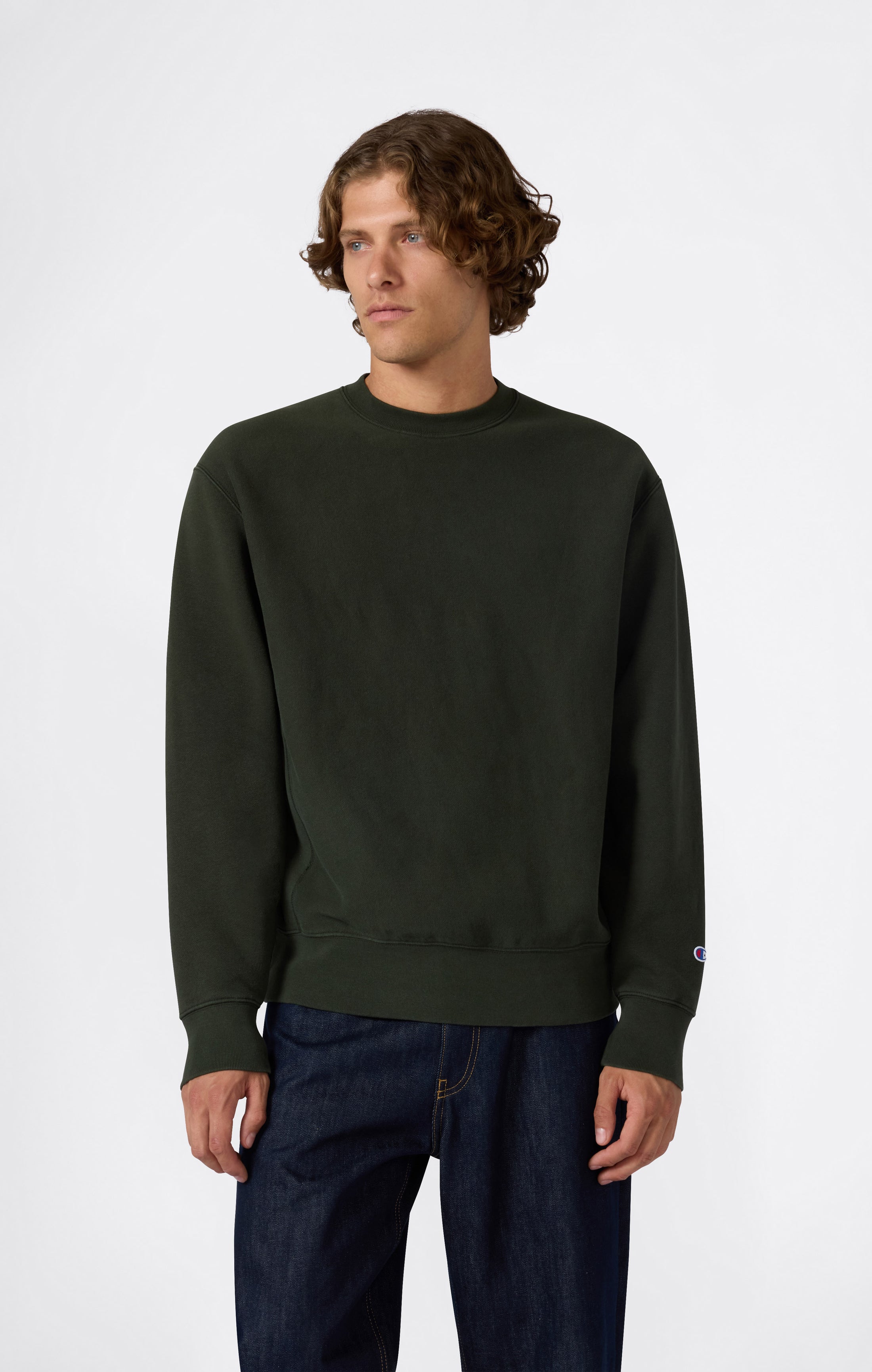 Sweatshirt Reverse Weave in Relaxed Fit