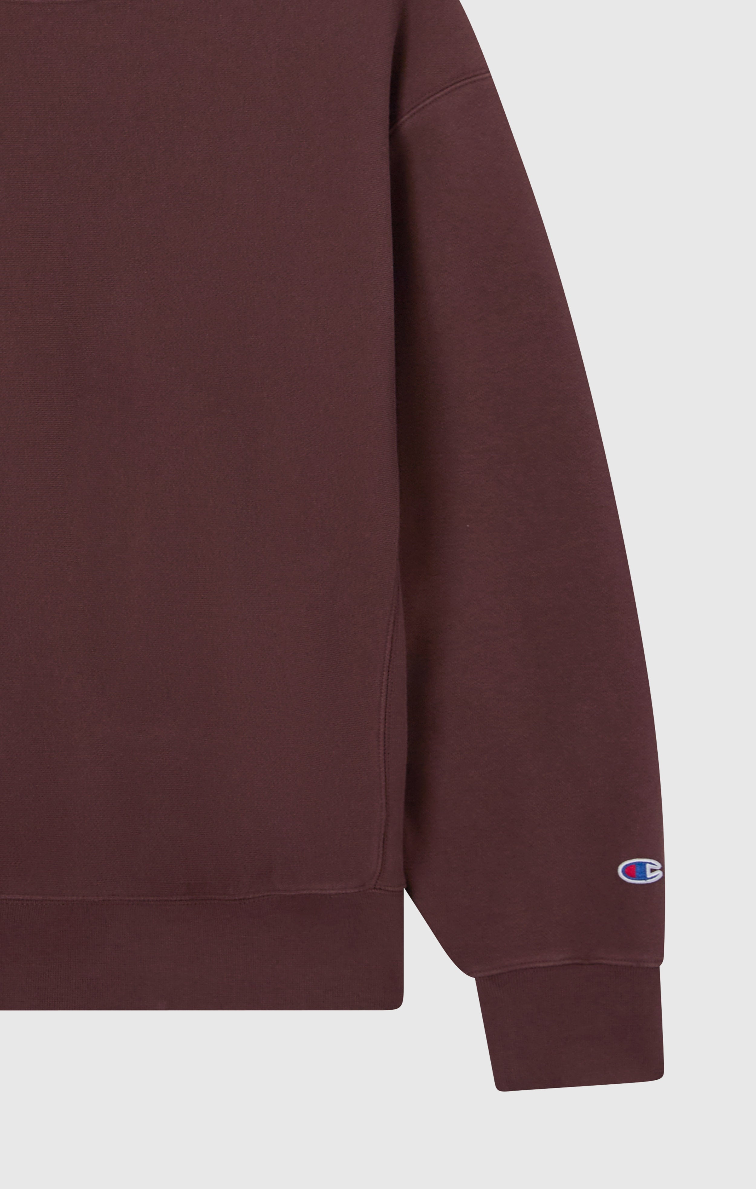 Men's Heavyweight Fleece Sweatshirt Reverse Weave Brown rwss core