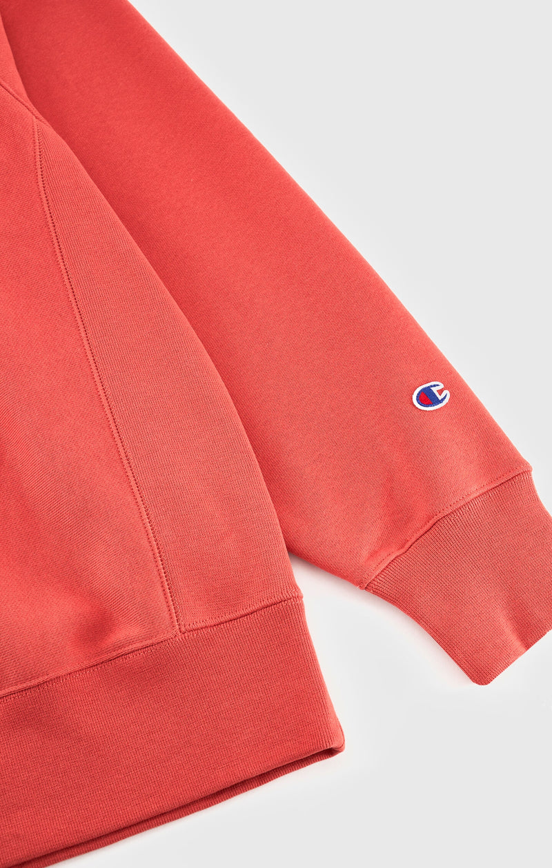 Pink Champion Sweater Peach Pants Reverse Weave Relaxed Sweatshirt