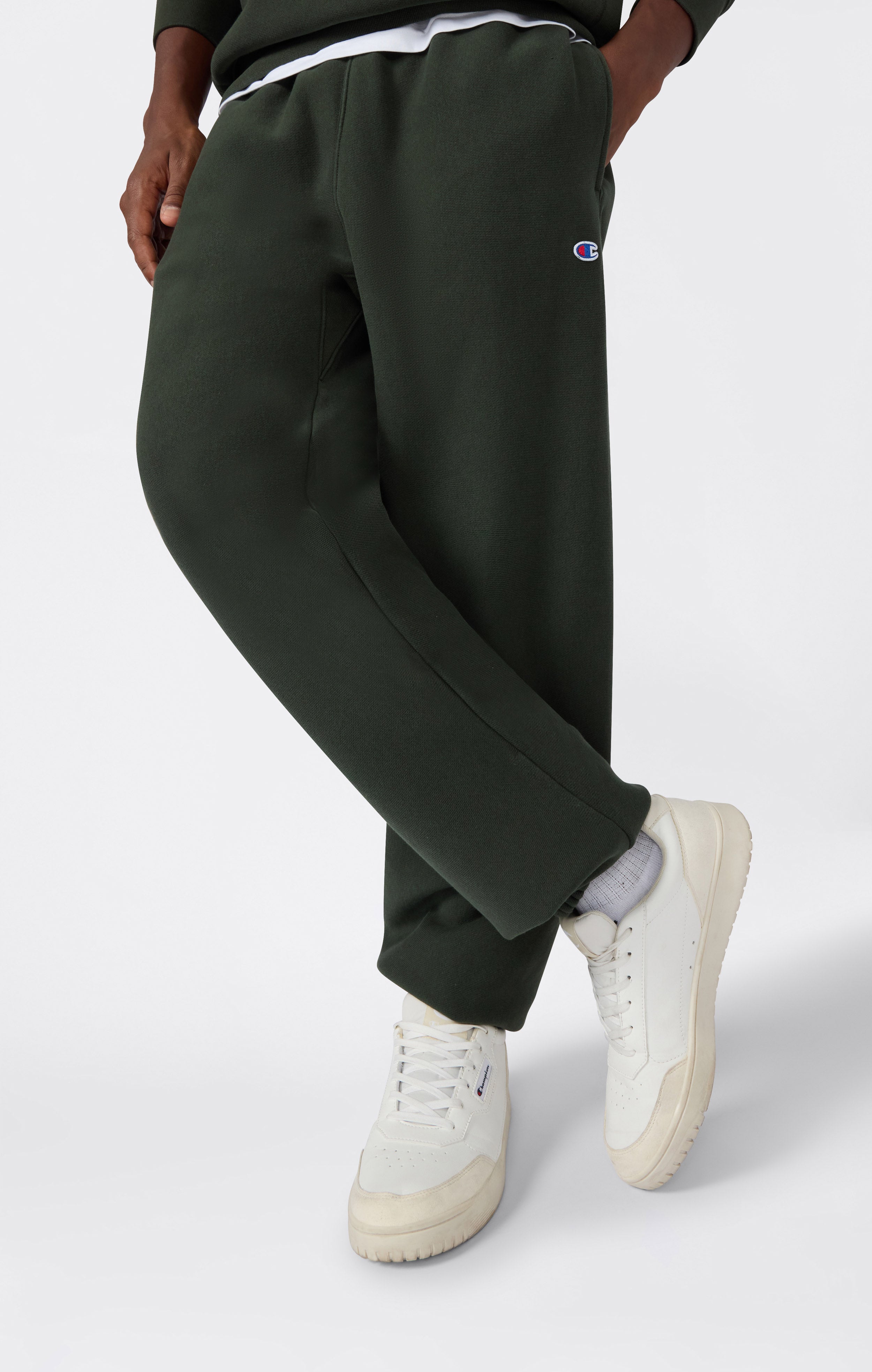 Pantalones Joggers Gruesos con Interior Afelpado para Hombre Reverse Weave Loose Fit