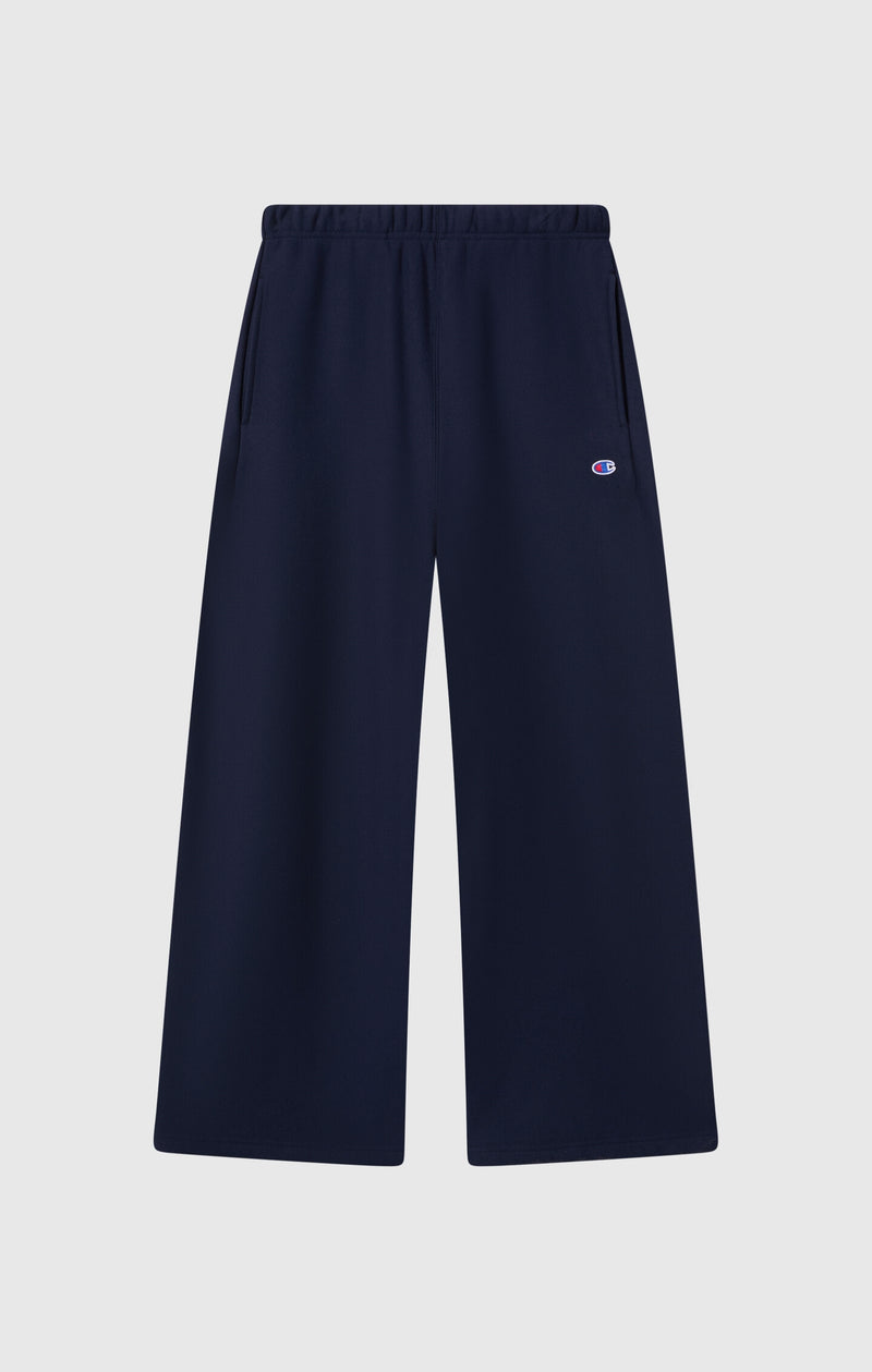 Reverse Weave Wide Leg Joggers
