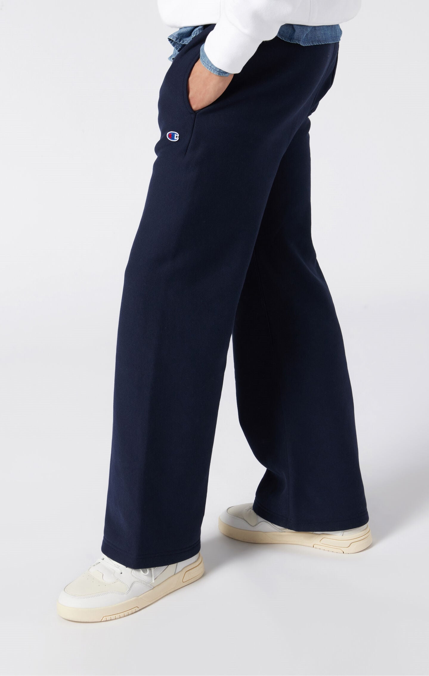 Men’s Heavyweight Wide-Leg Fleece Jogger Pants Reverse Weave