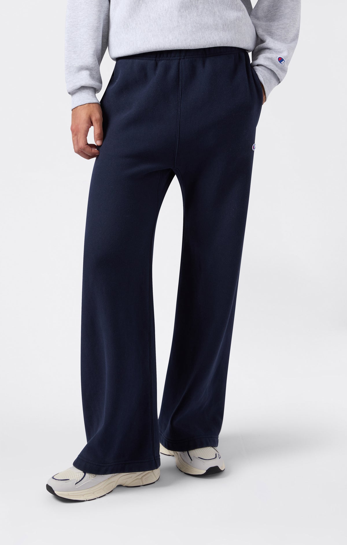 Herren-Jogginghose aus Schwerem Reverse Weave mit weiter Beinweite und angerautem Innenmaterial