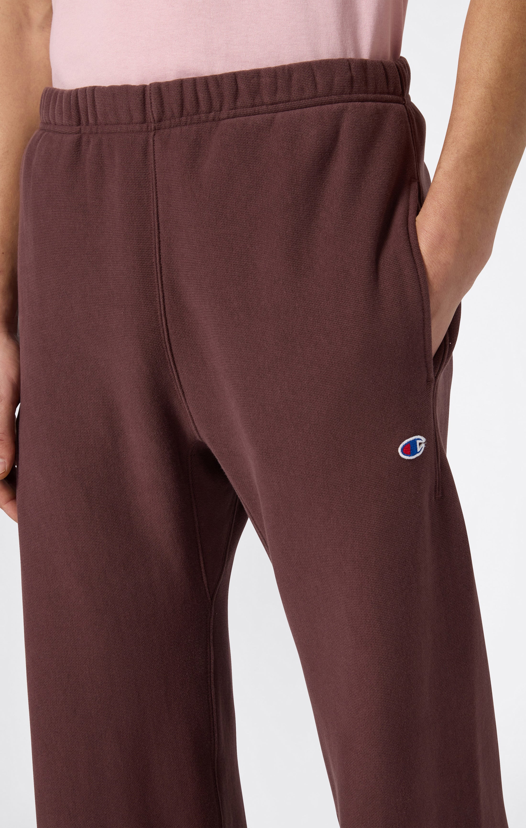 Pantaloni joggers Reverse Weave a gamba ampia
