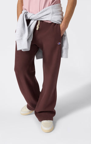 Pantaloni joggers Reverse Weave a gamba ampia