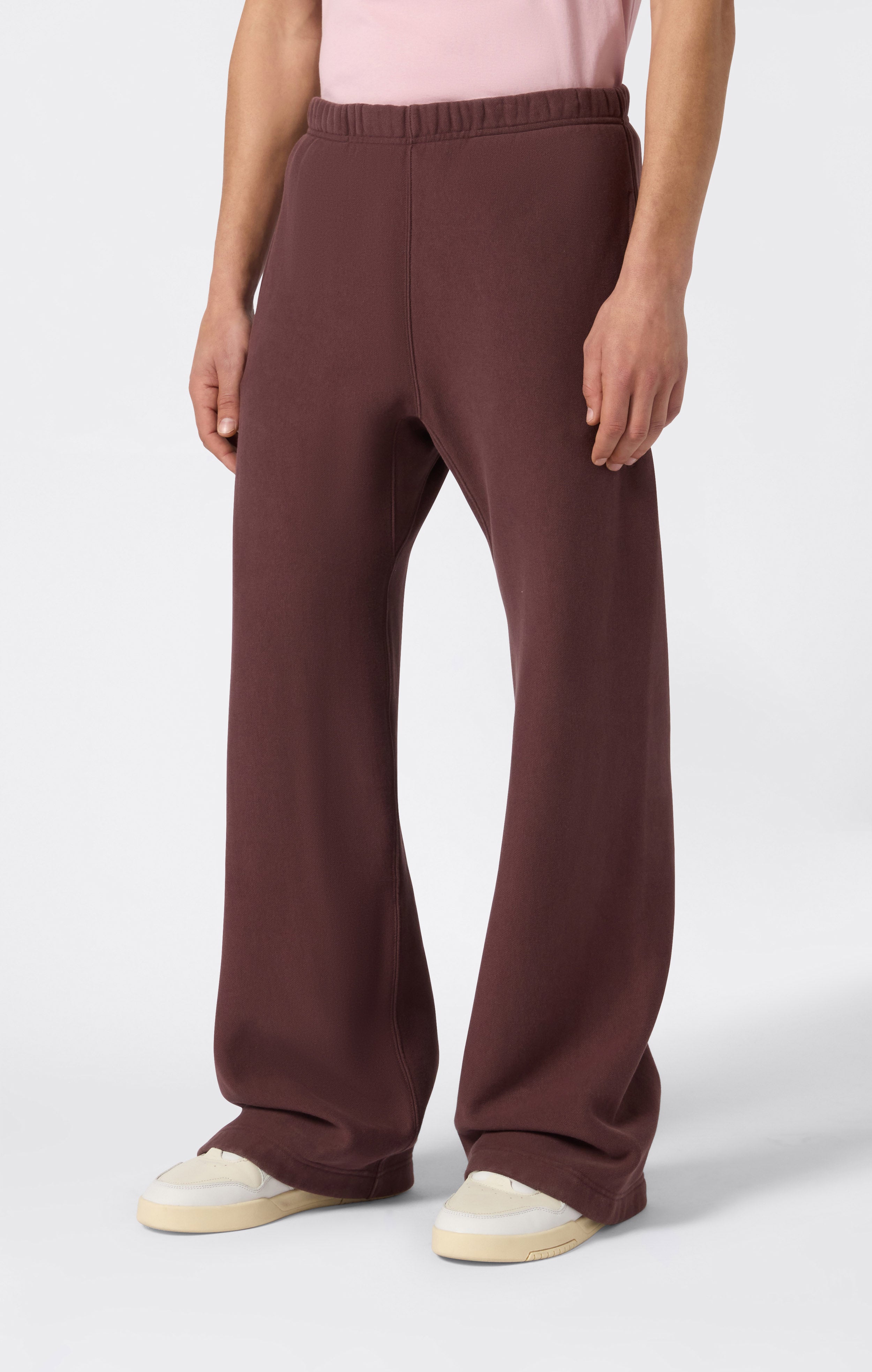 Men’s Heavyweight Wide-Leg Fleece Jogger Pants Reverse Weave