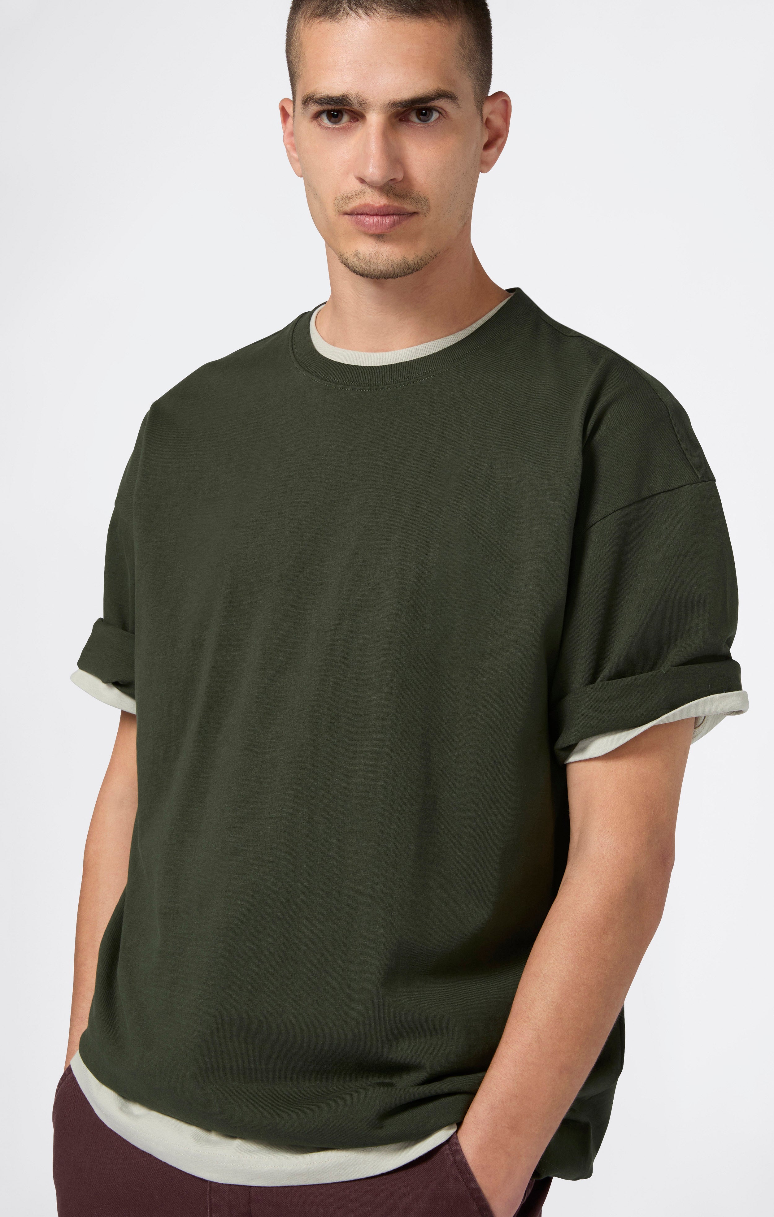Men's T-Shirt in Heavy Cotton Jersey