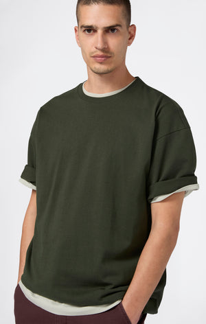 Men's T-Shirt in Heavy Cotton Jersey