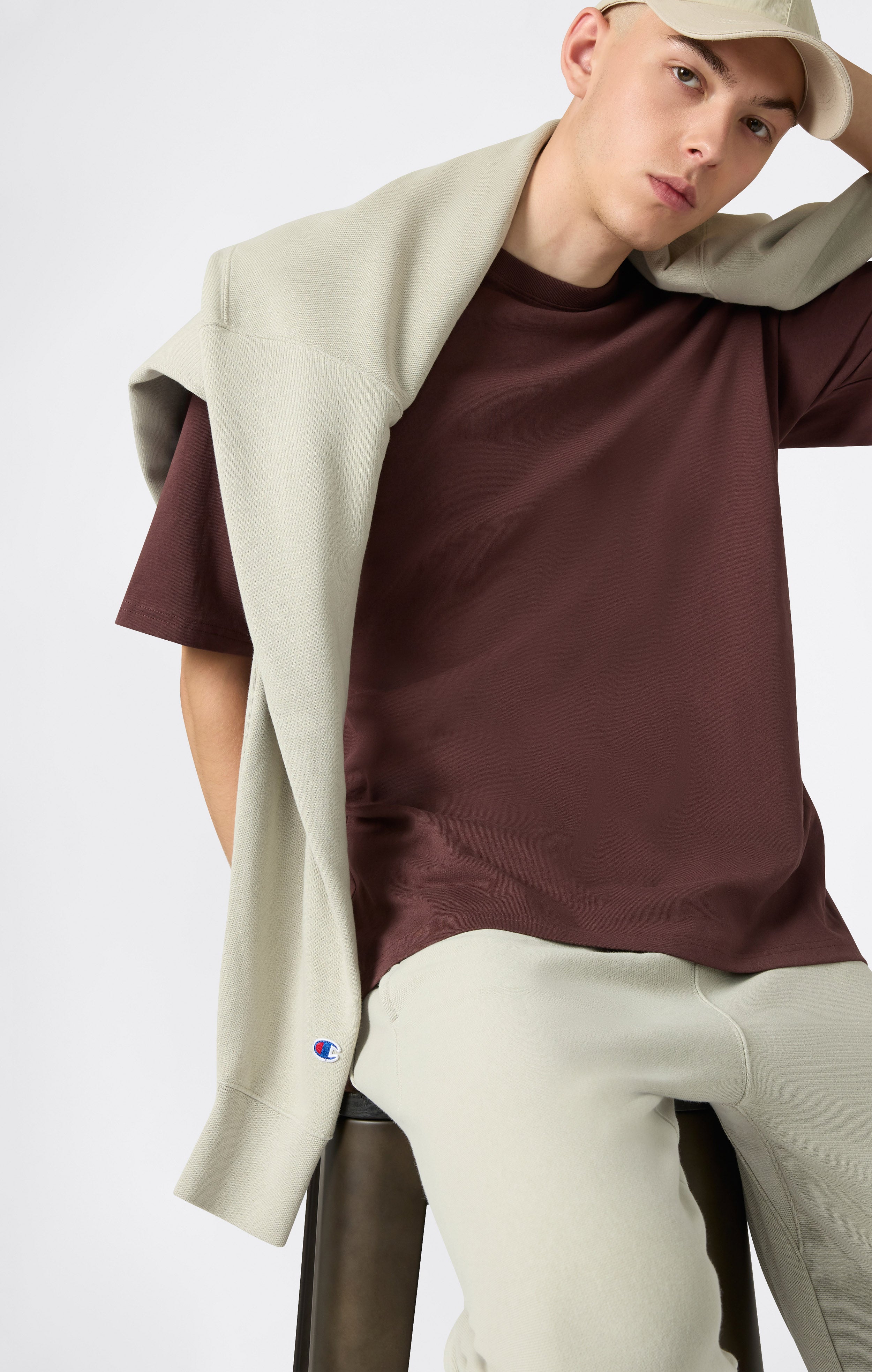 Men's T-Shirt in Heavy Cotton Jersey