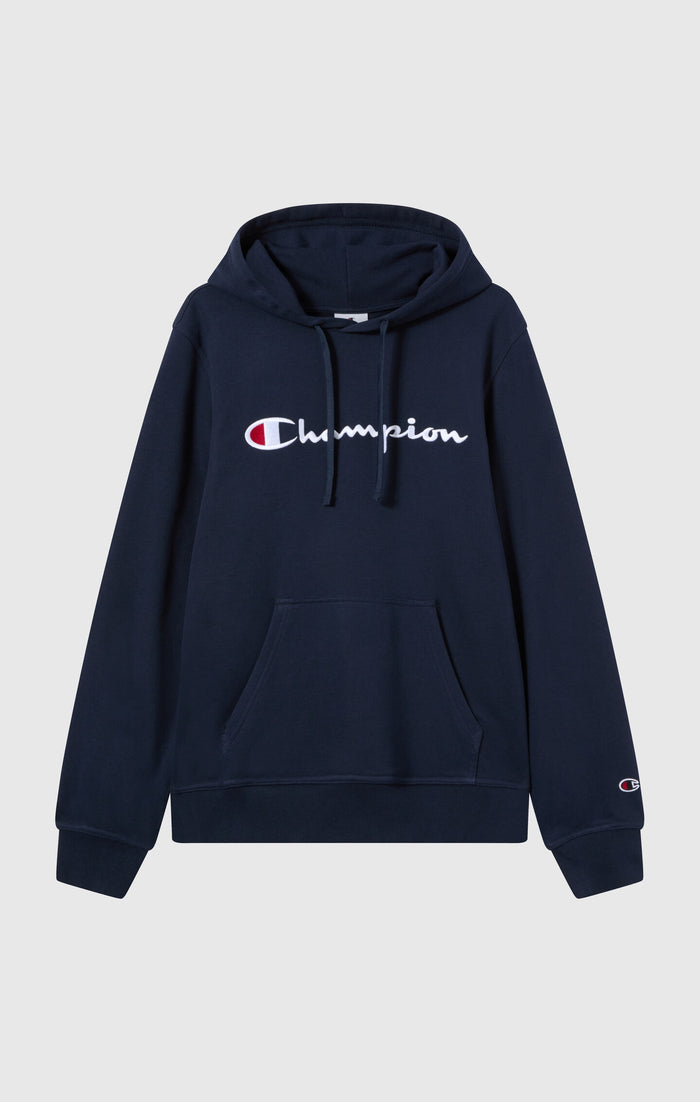 Men's Lightweight Slim Fit Hoodie with Large Embroidered Logo
